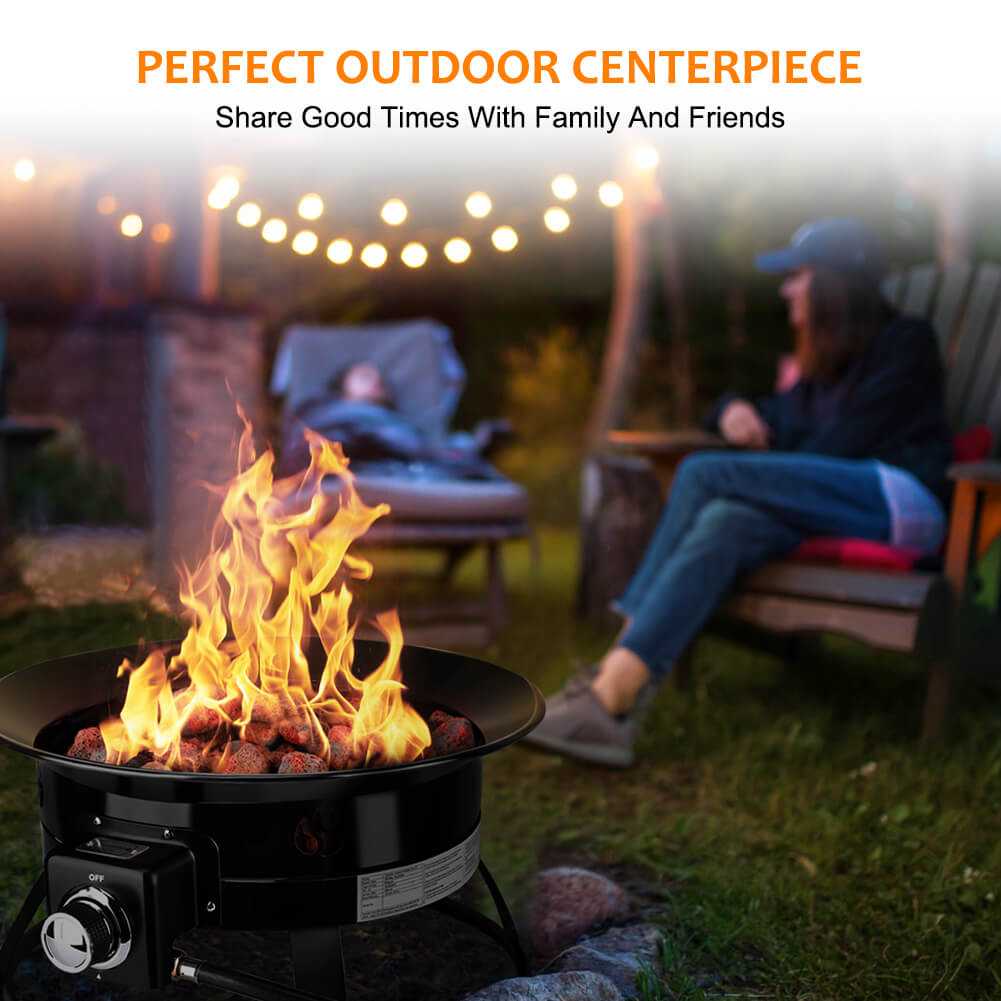 Camplux Propane Fire Pit Camping Fire Bowl for Cozy Outdoor Gatherings - Image 8