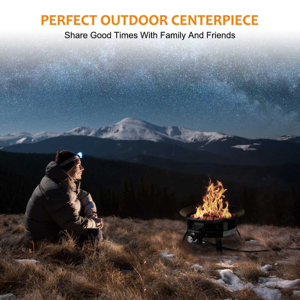 Camplux Propane Fire Pit Camping Fire Bowl for Cozy Outdoor Gatherings - Image 9
