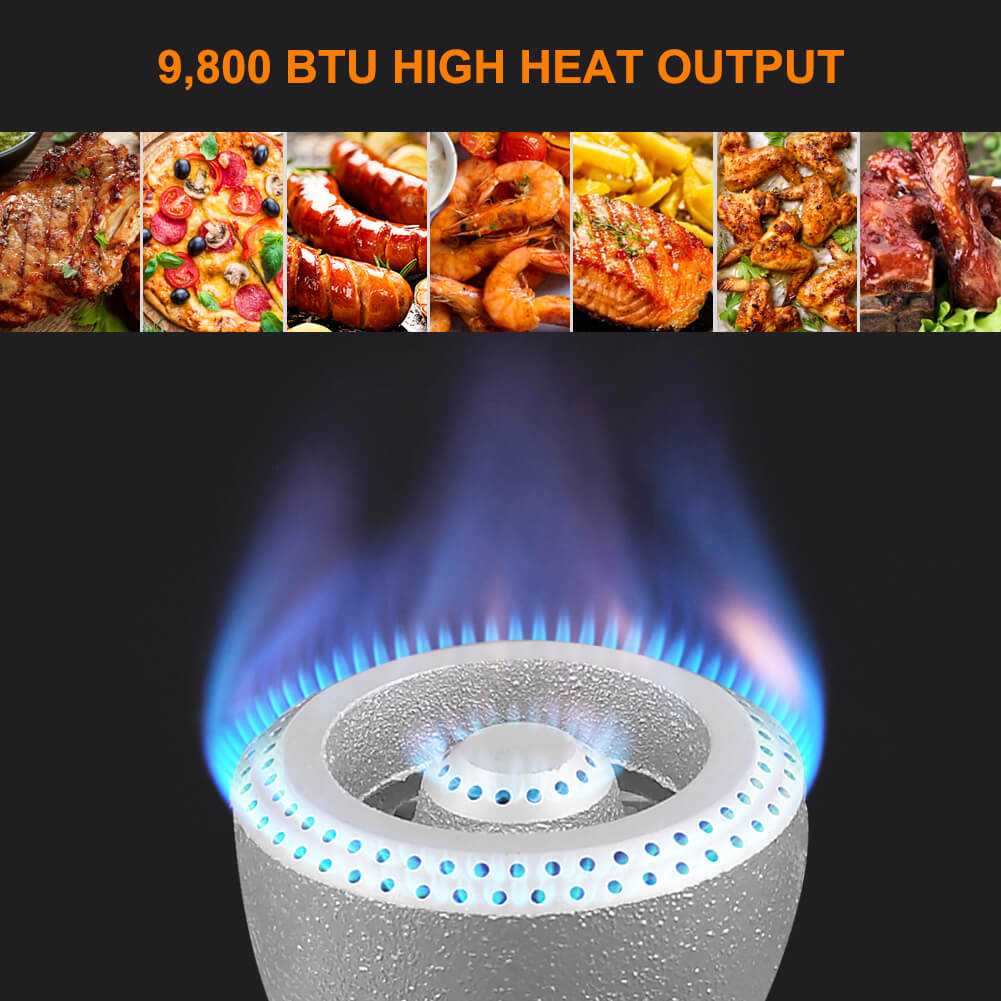 Camplux Single Burner Propane Stove 9,800 BTU, Portable Gas Stoves - Image 2