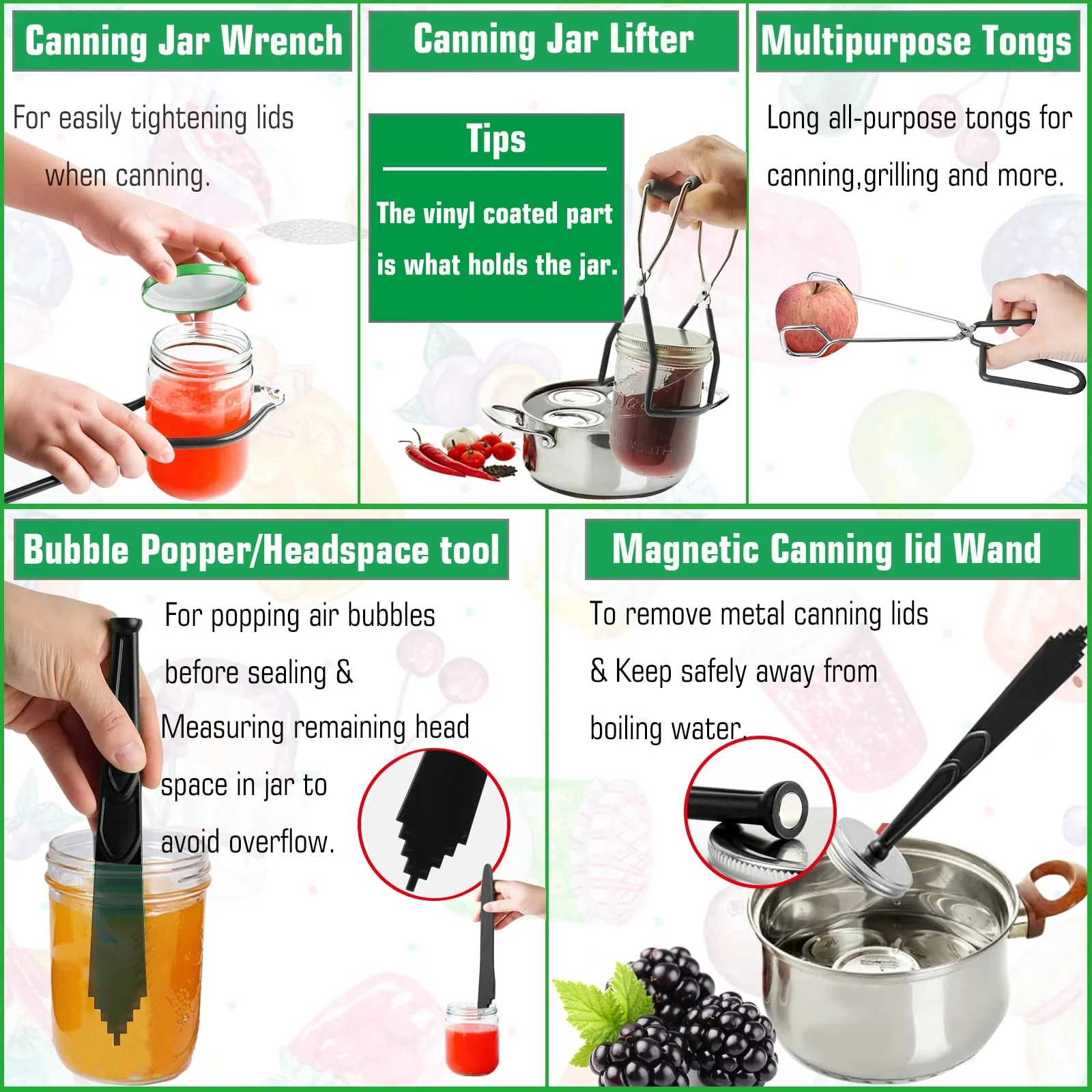 Leonice - Canning Supplies Starter Kit - Food Grade Stainless Steel - Image 6