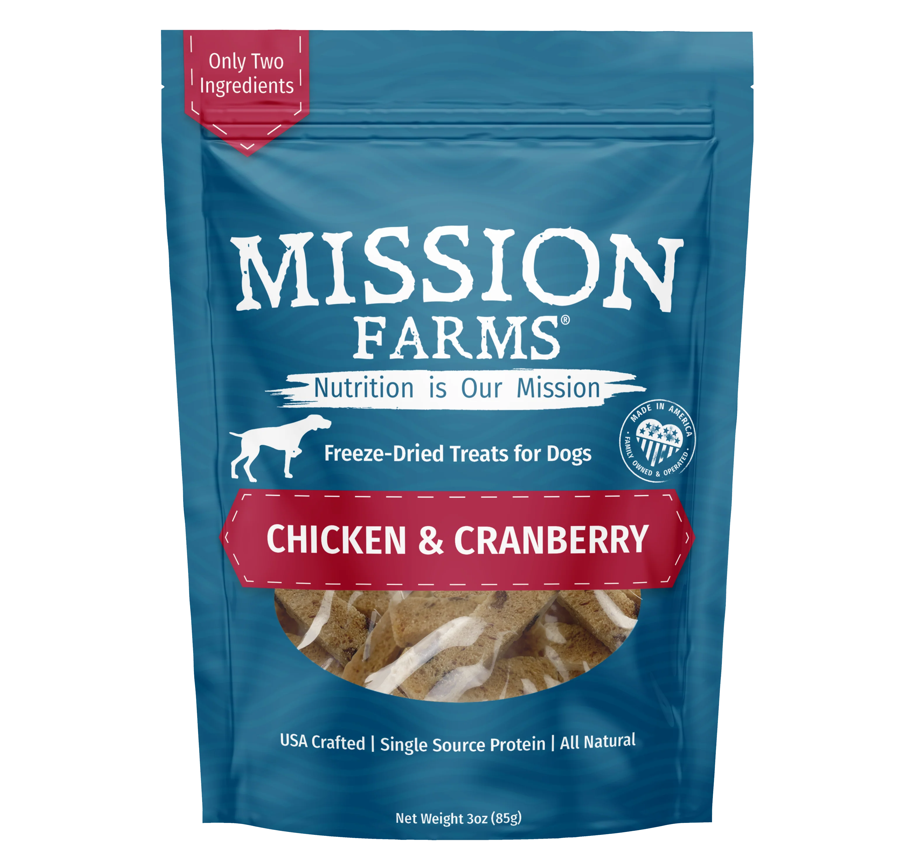 Chicken & Cranberries- 3oz