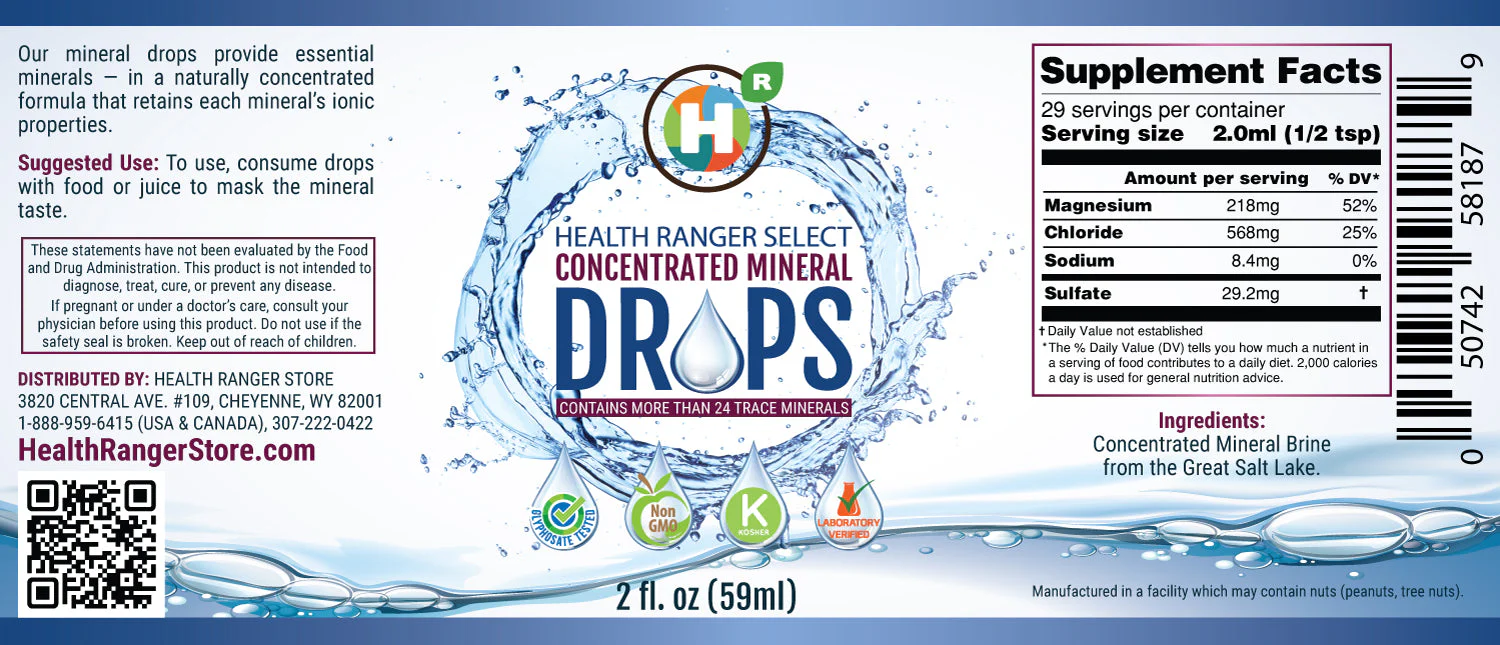 Concentrated Mineral Drops 2 fl oz. (59ml) - Image 2