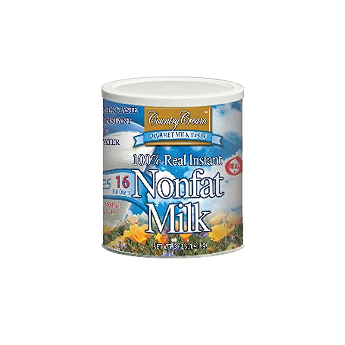 Country Cream - 100% Real Instant Nonfat Milk #10 Cans - 6 Pack - Image 2