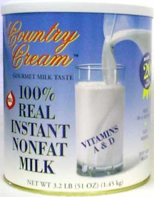 Country Cream - 100% Real Instant Nonfat Milk #10 Cans - 6 Pack - Image 4