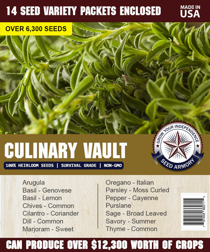 Culinary Vault Seeds - 14 Varieties - Image 4