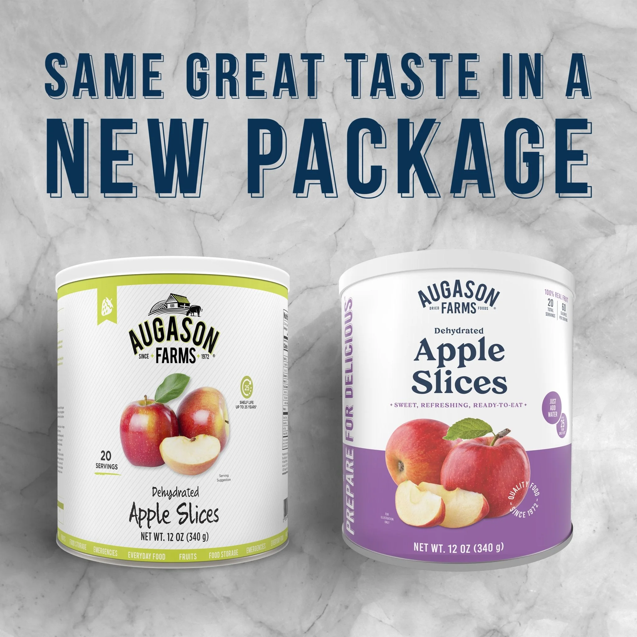 Dehydrated Apple Slices Can, 20 Servings - Image 4