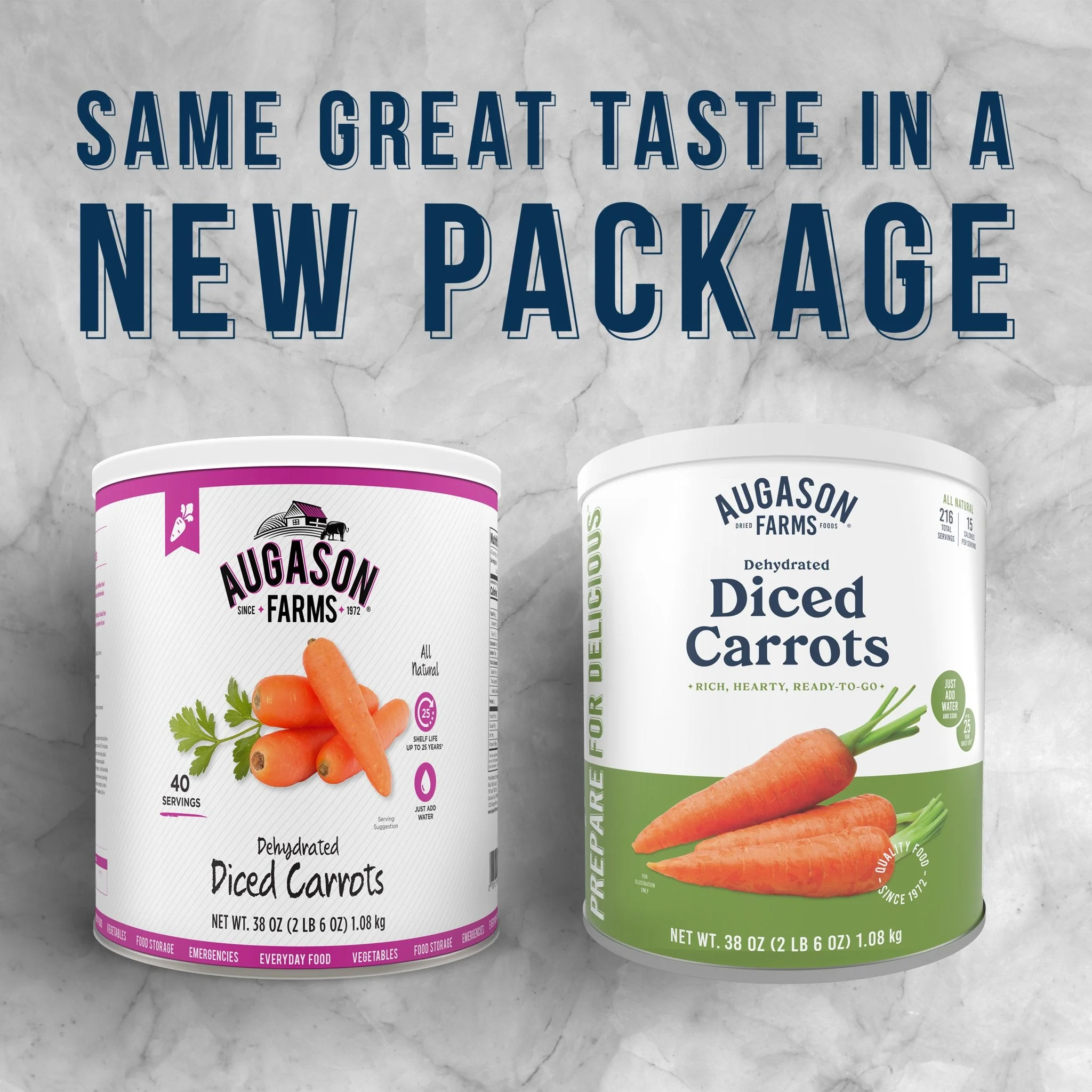 Dehydrated Diced Carrots Can, 216 Servings - Image 4