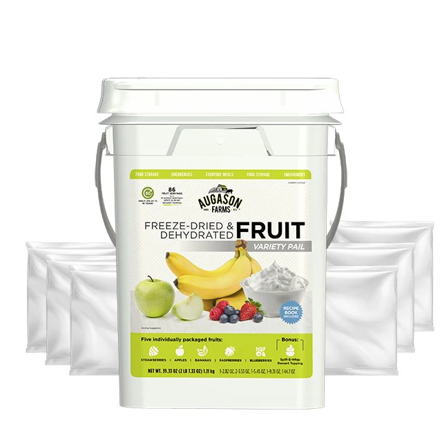 Dehydrated & Freeze Dried Fruit Variety Pail, 86 Servings - Image 3