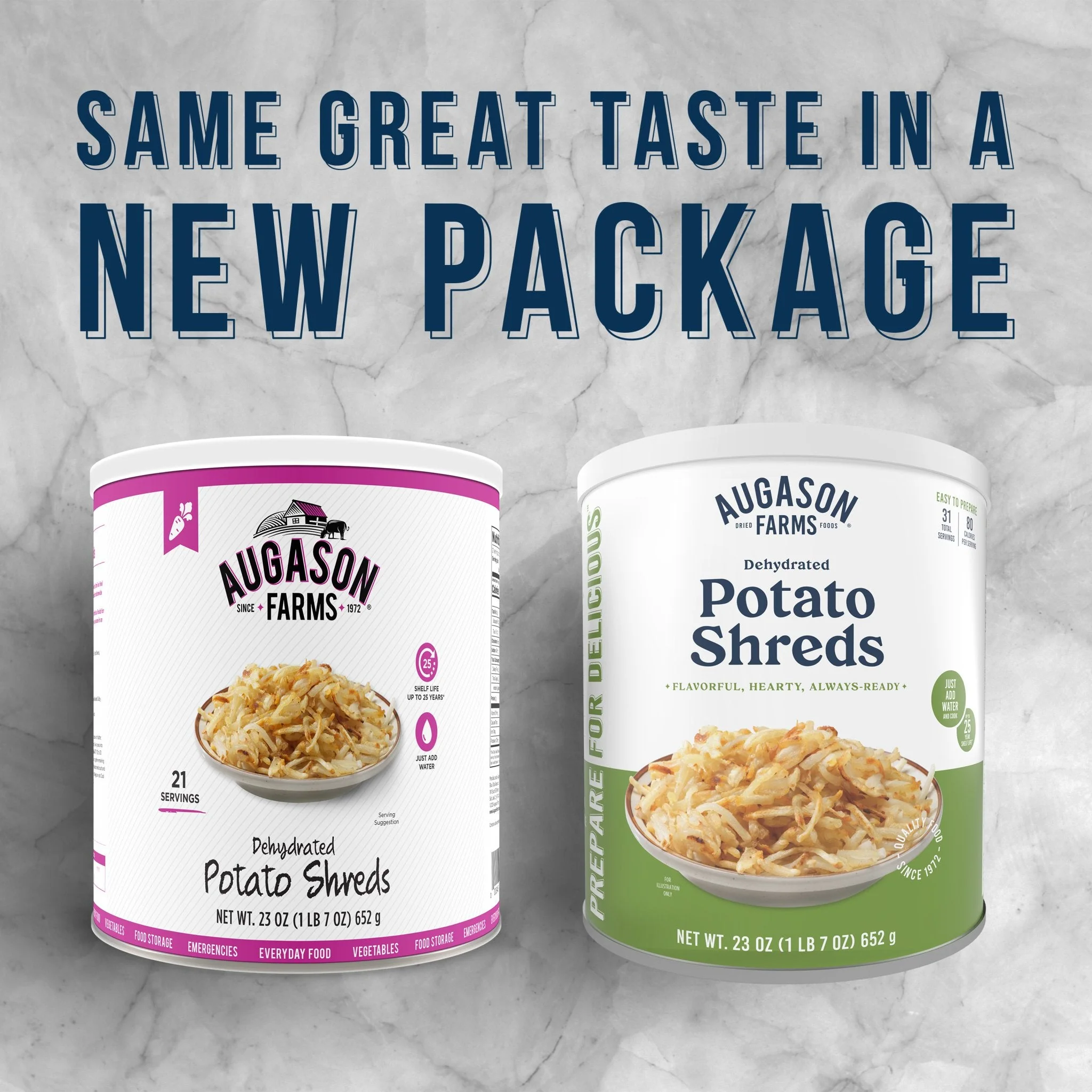 Dehydrated Potato Shreds Can, 31 Servings - Image 4