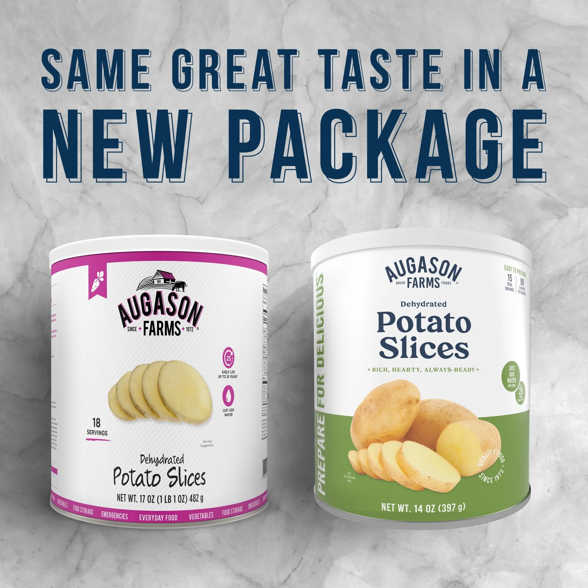 Dehydrated Potato Slices Can, 15 Servings - Image 4