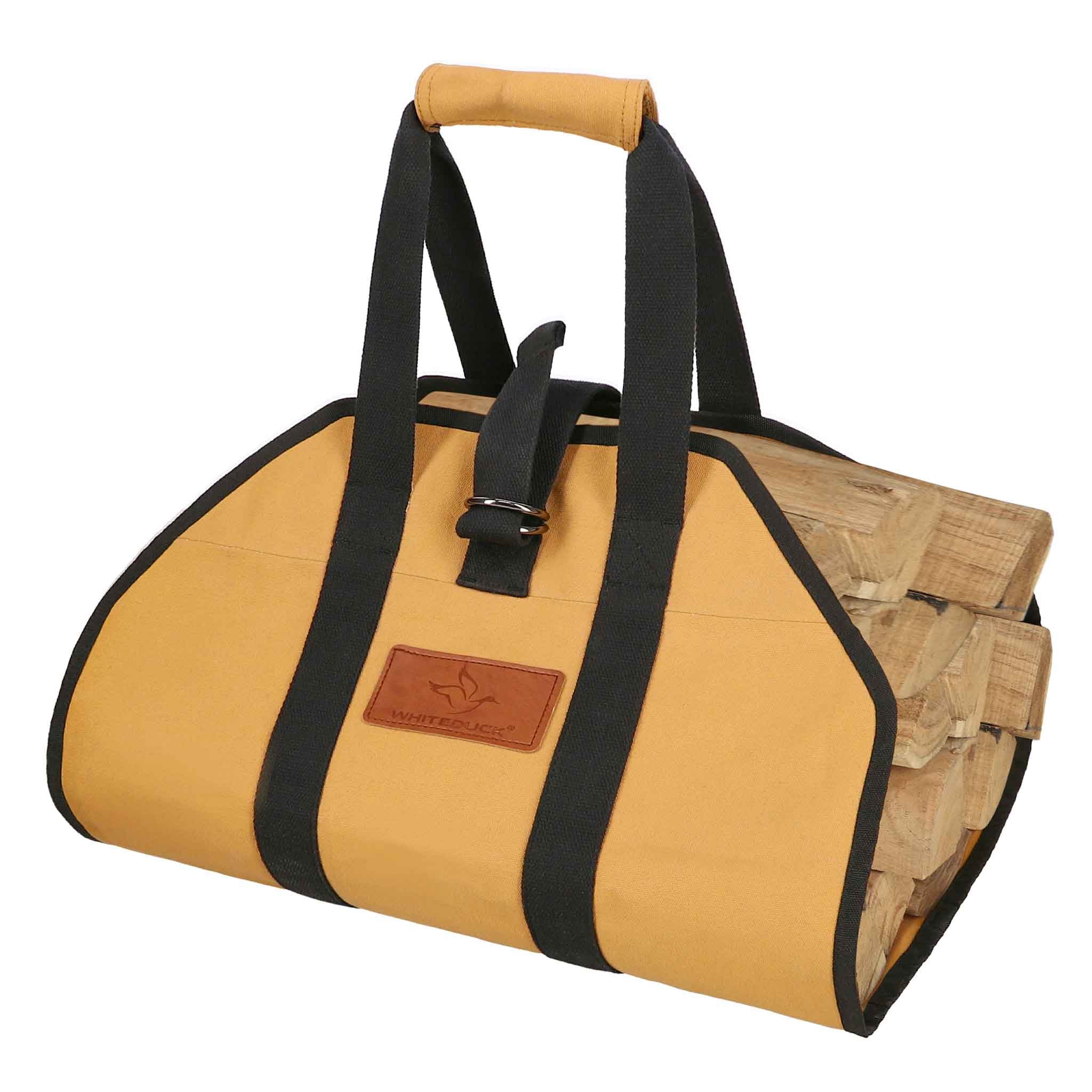 Diamond Shape Canvas Firewood Log Carriers - Image 17