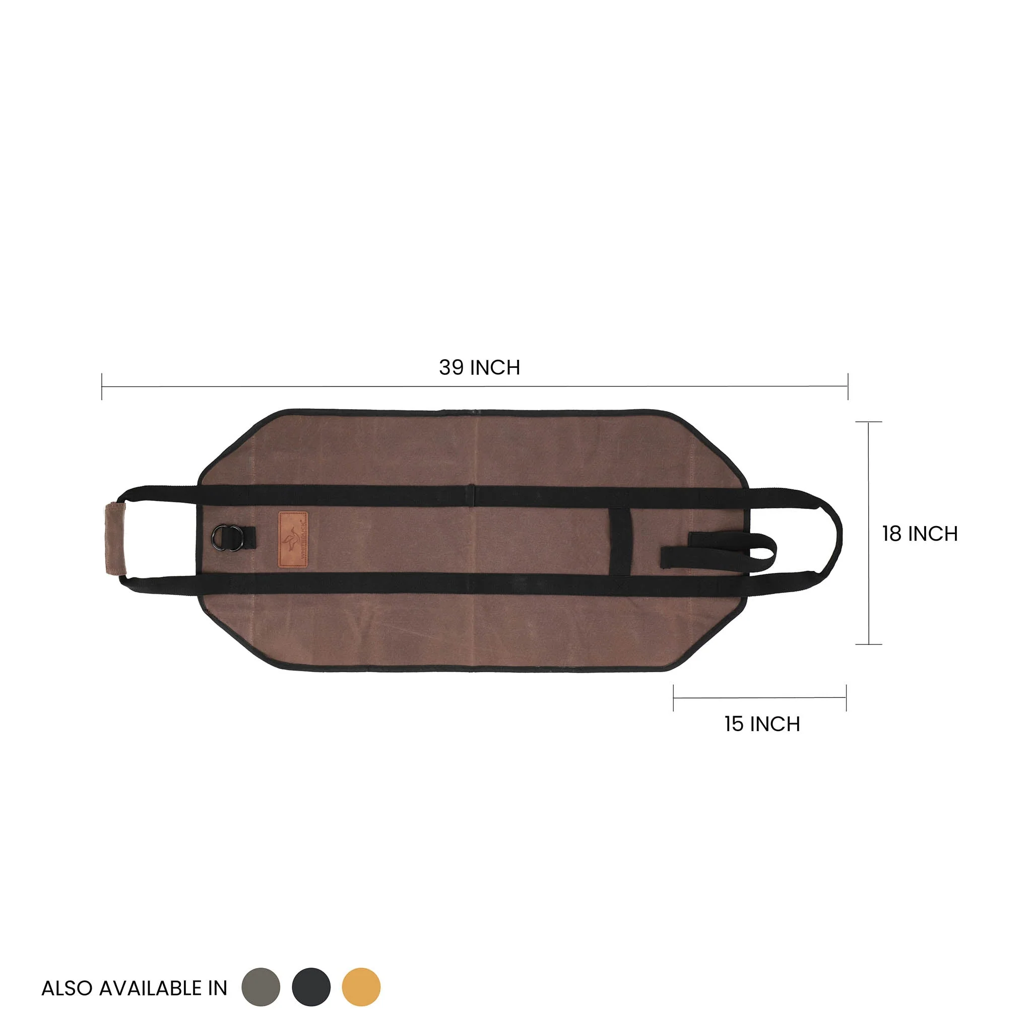 Diamond Shape Canvas Firewood Log Carriers - Image 5