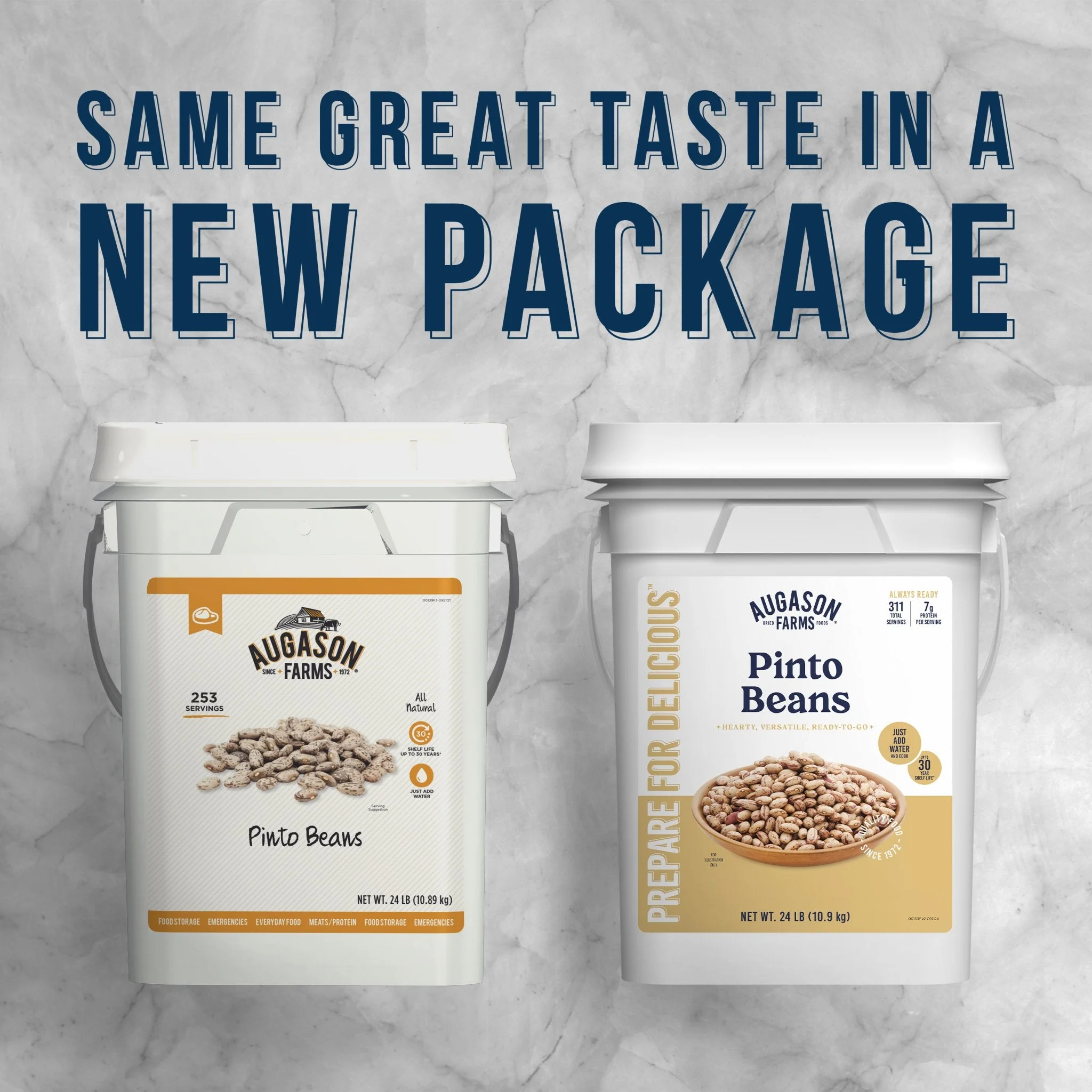 Dried Pinto Beans 4 Gallon Pail, 311 Servings - Image 4