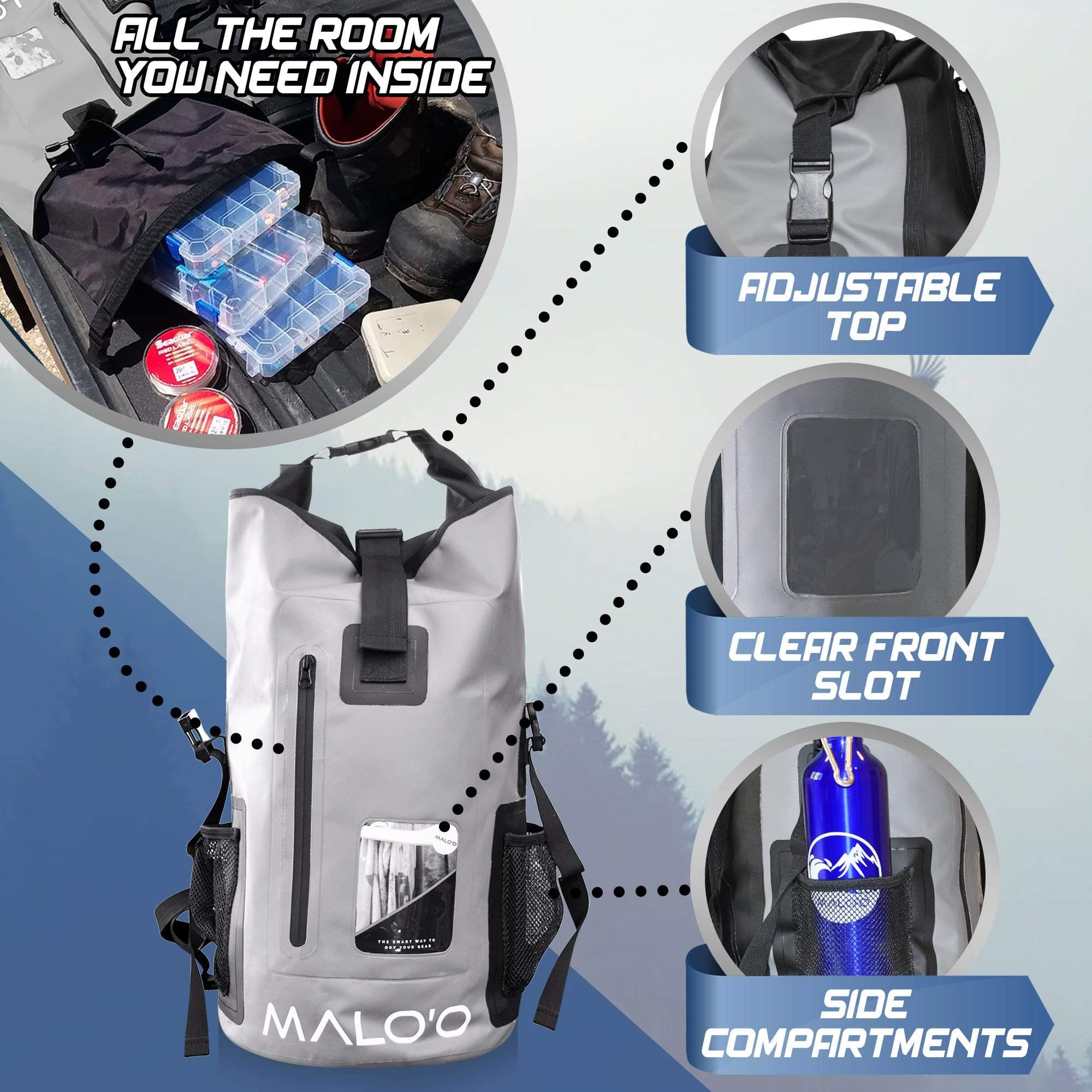 DryPack 30 Liter Waterproof Backpack - Image 6