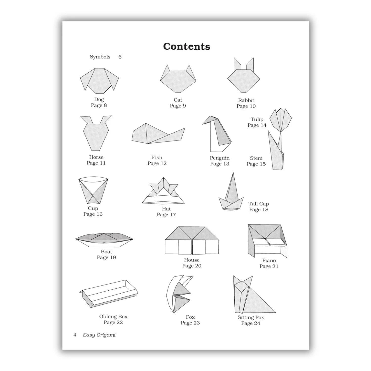 Easy Origami (Dover Origami Papercraft) over 30 simple projects (Spiral Bound) - Image 3