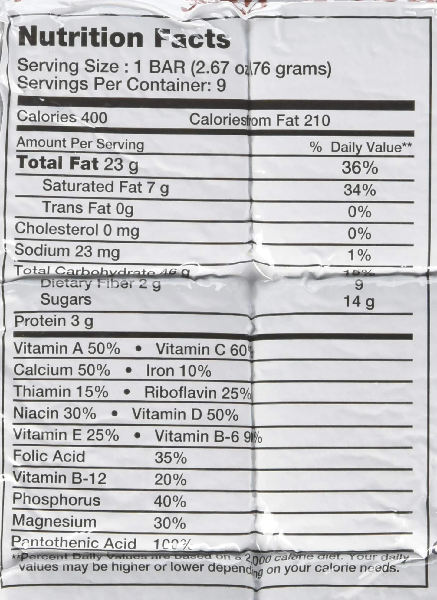 Grizzly Gear Emergency Food Rations 5 Pack - 3600 Calorie Bar - 15 Day Supply - Image 5