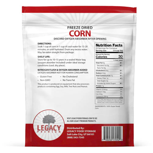 Emergency Food Storage Corn - Image 3