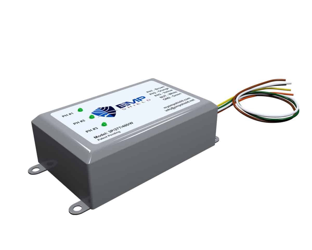 EMP Shield 3 Phase 277-480 Volt AC EMP, CME, and Lightning Protection (3P-277-480-W) - Image 2