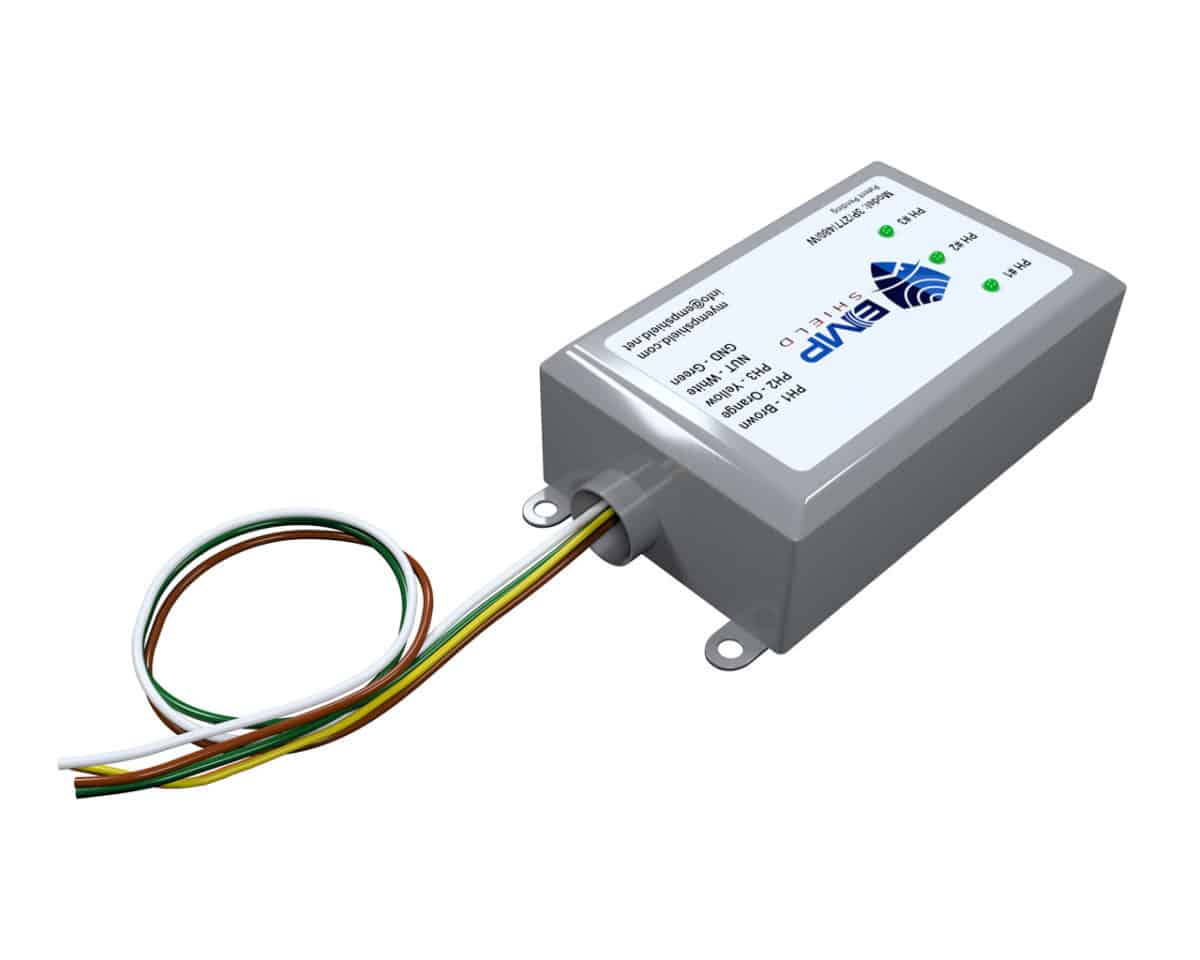 EMP Shield 3 Phase 277-480 Volt AC EMP, CME, and Lightning Protection (3P-277-480-W) - Image 3