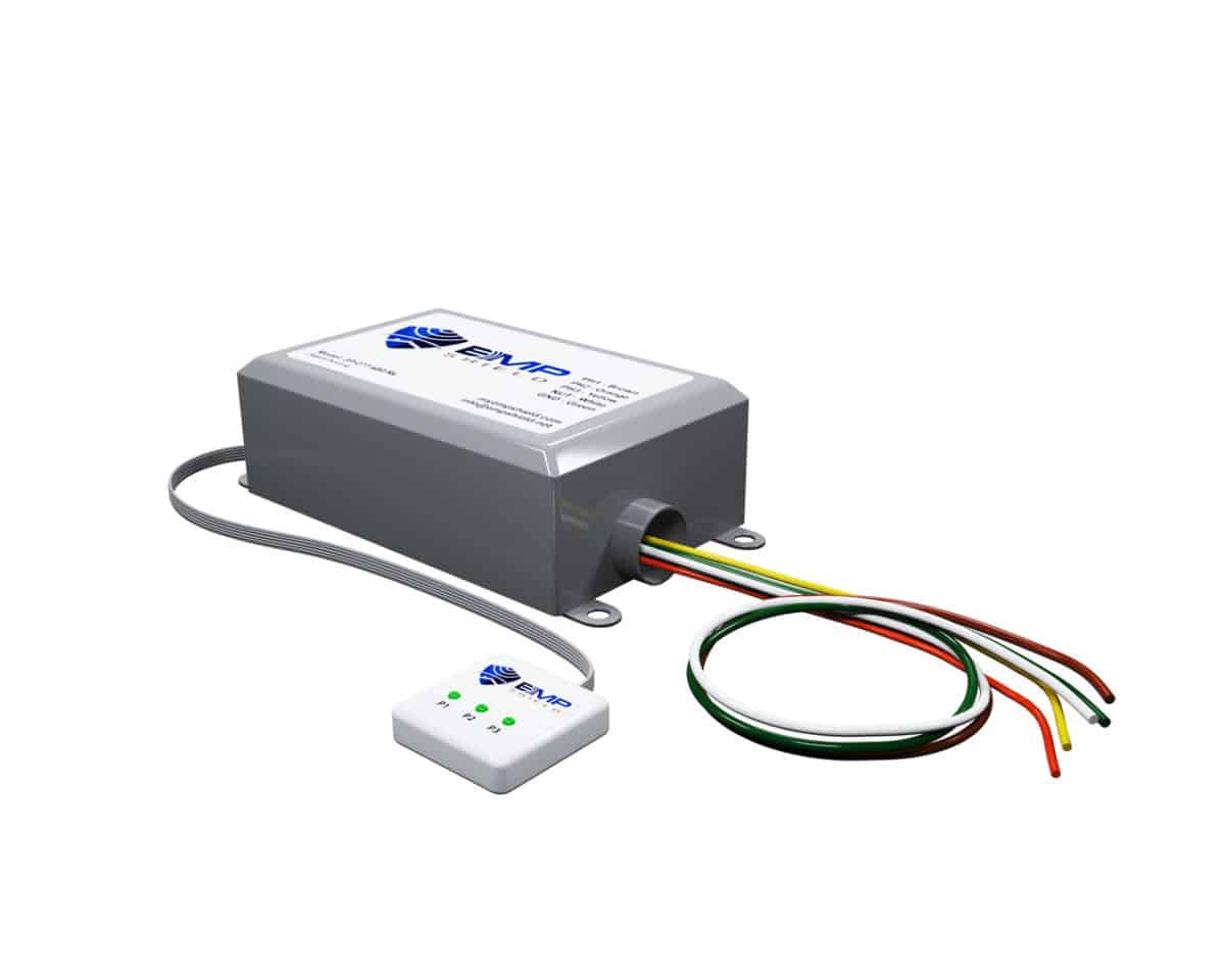 EMP Shield 3 Phase 277-480 Volt Concealed Model With External LEDs (3P-277-480-RL) - Image 2