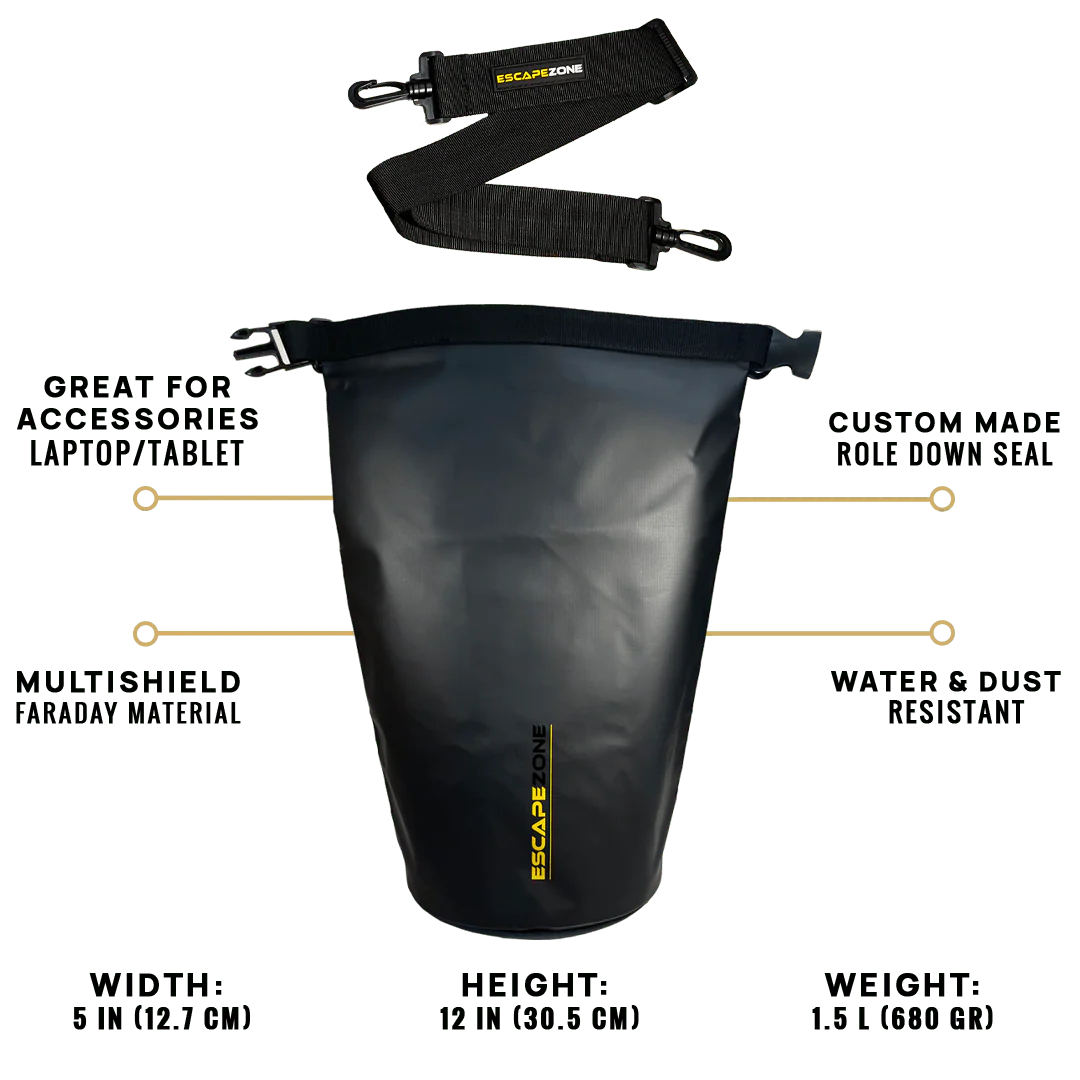 EscapeZone Faraday Dry Bag – 10 Liter - Image 2