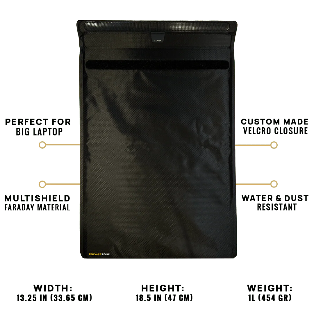 EscapeZone – Premium Laptop Faraday Bag - Image 2