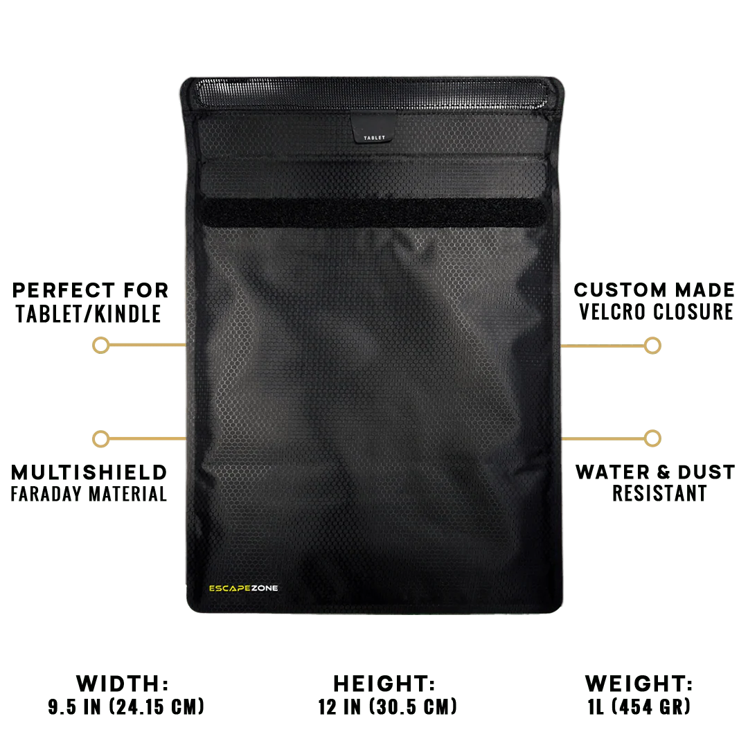 EscapeZone – Premium Tablet Faraday Bag - Image 2