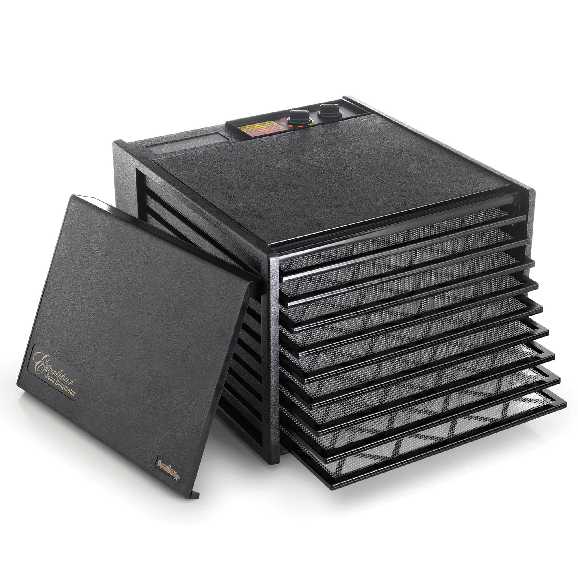 Excalibur 3926TB Food Dehydrator 9-Tray Electric with 26-hour Timer - Black - Image 2