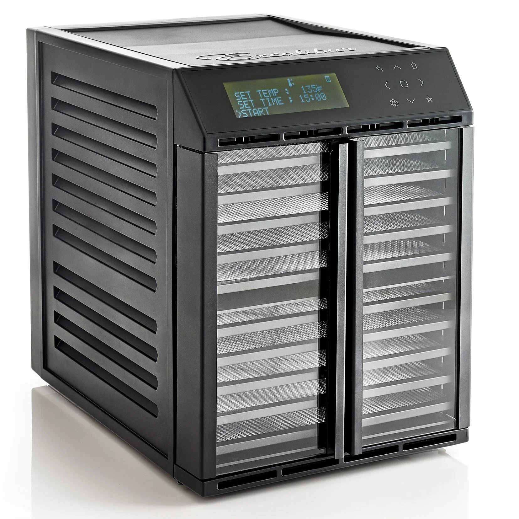 Excalibur RES10 10-Tray Electric Food Dehydrator with Smart Digital Controller With Two Drying Zones - Black - Image 7