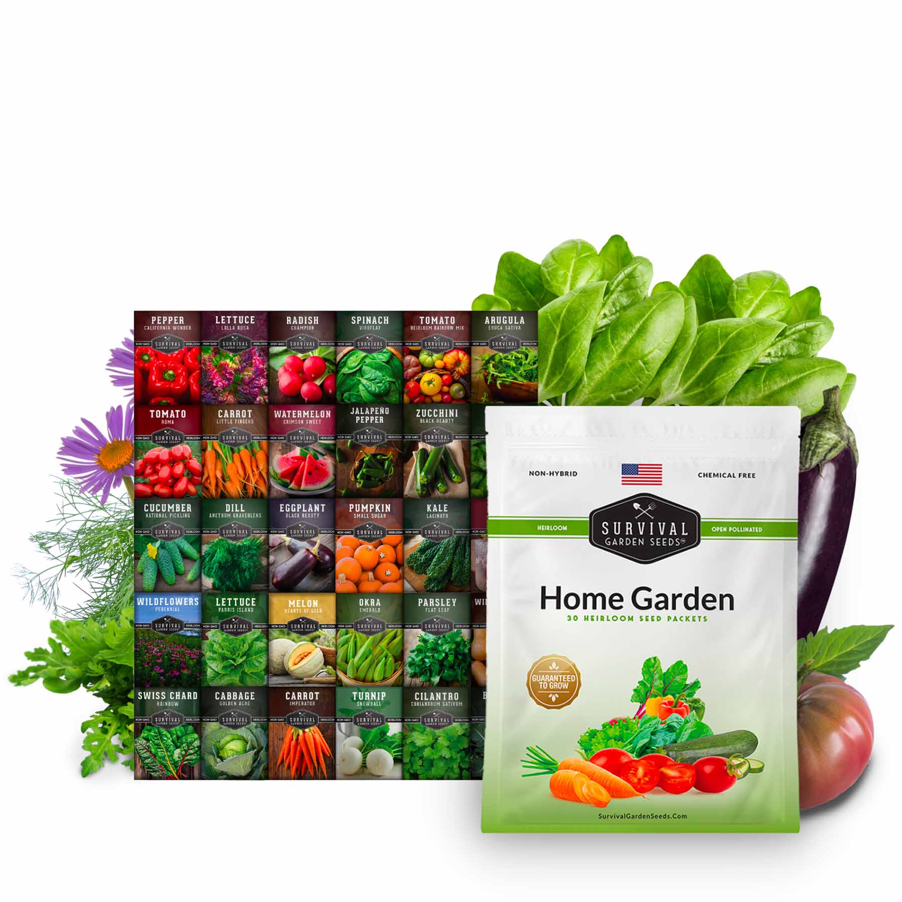 Family Home Garden Kit - 30 Easy to Grow Seeds for a Victory Garden - Image 3