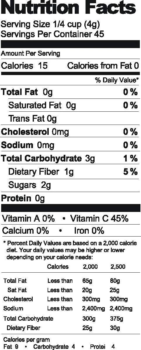 Fresh and Honest Foods 100% All-Natural Freeze-Dried Strawberries #10 Can - 45 Servings - Image 2