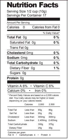 Fresh and Honest Foods Freeze-Dried Mixed Vegetables 100% All Natural (Broccoli and Cauliflower) 6.0 OZ #10 Can - Image 2