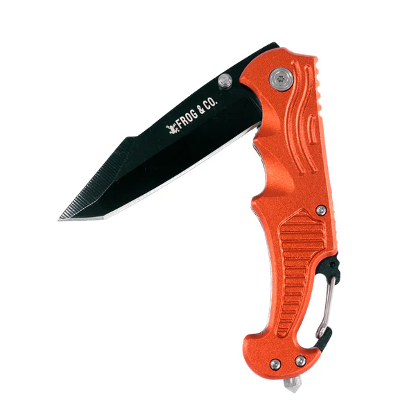 Red Survival Pocket Knife - Image 3