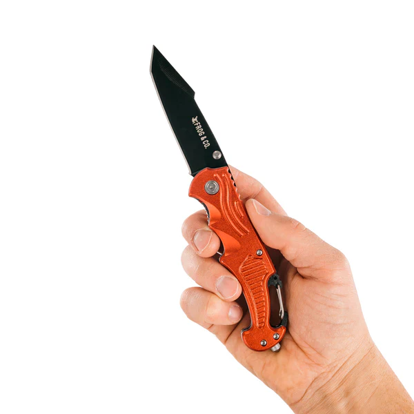 Red Survival Pocket Knife - Image 8