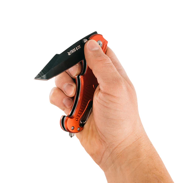 Red Survival Pocket Knife - Image 9
