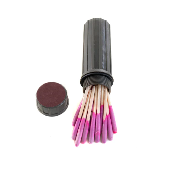 Safety Weatherproof Matches w/ Waterproof Case - Image 4