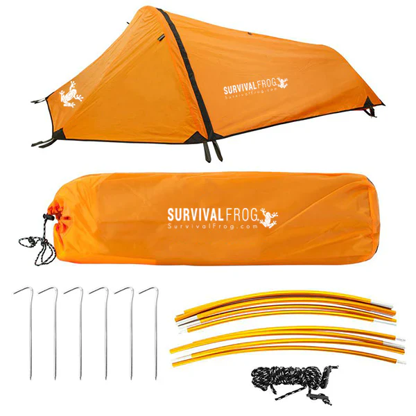 Solo Bivy 1-Person Tent - Orange - Image 2