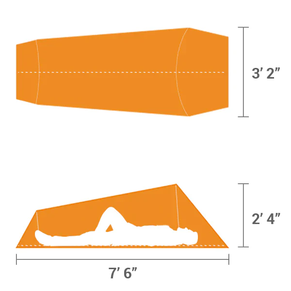 Solo Bivy 1-Person Tent - Orange - Image 4