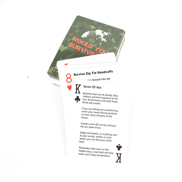 Survival Tips Playing Cards - Image 6