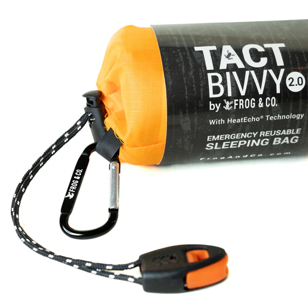 Tact Bivvy® 2.0 Emergency Sleeping Bag - (Orange) - Image 2