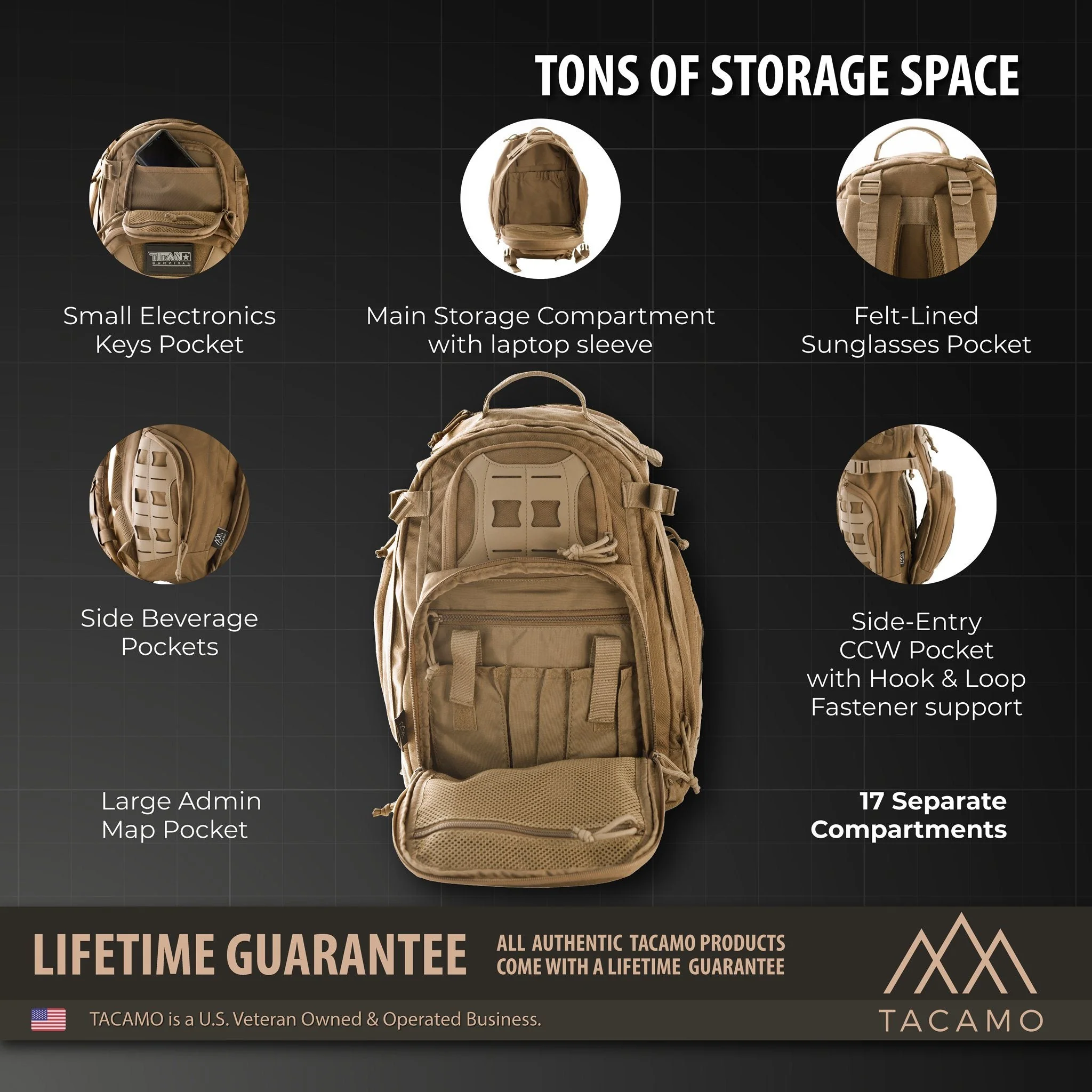 GH35 35L 24-Hour Tactical Backpack - Image 3