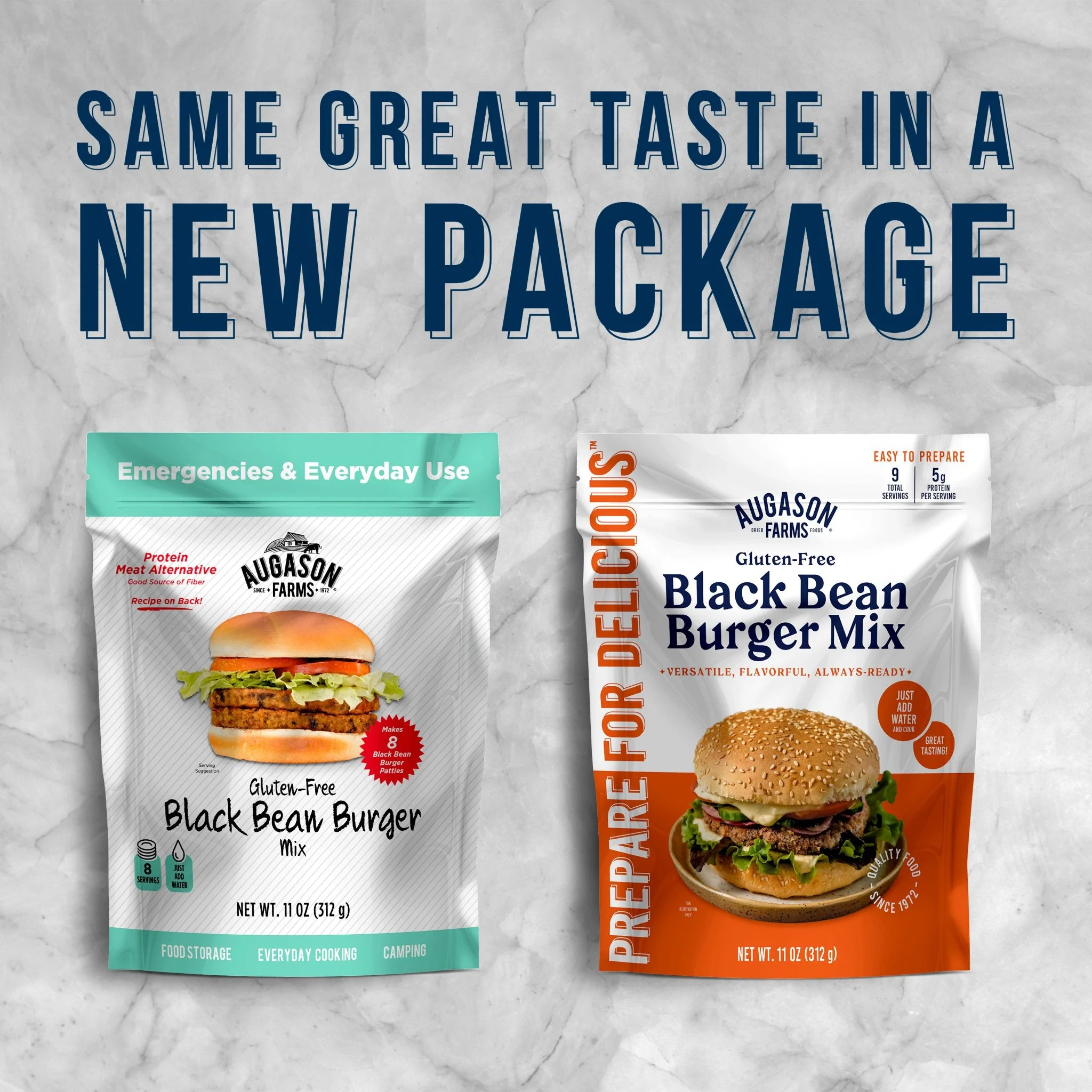 Gluten Free Black Bean Burger Mix Pouch, 9 Servings - Image 4