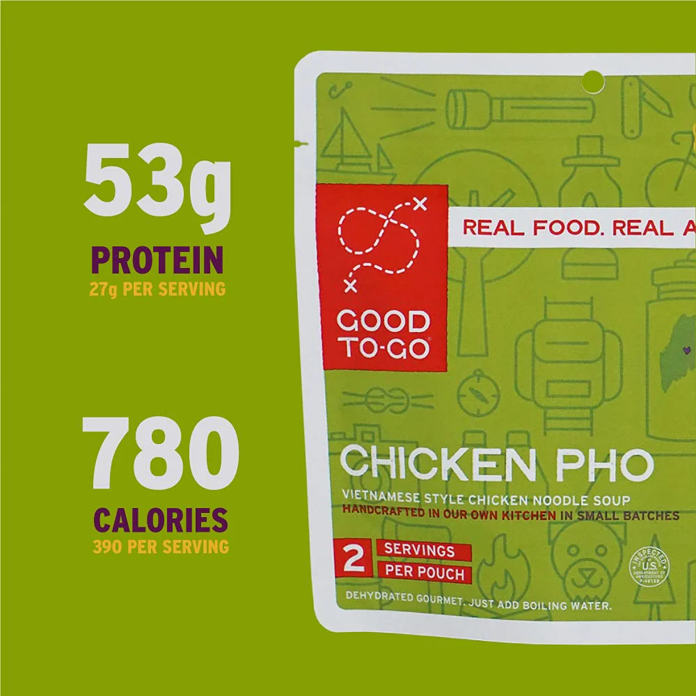 Good to-Go Dehydrated Chicken Pho - Double Serving Pouch - Image 7