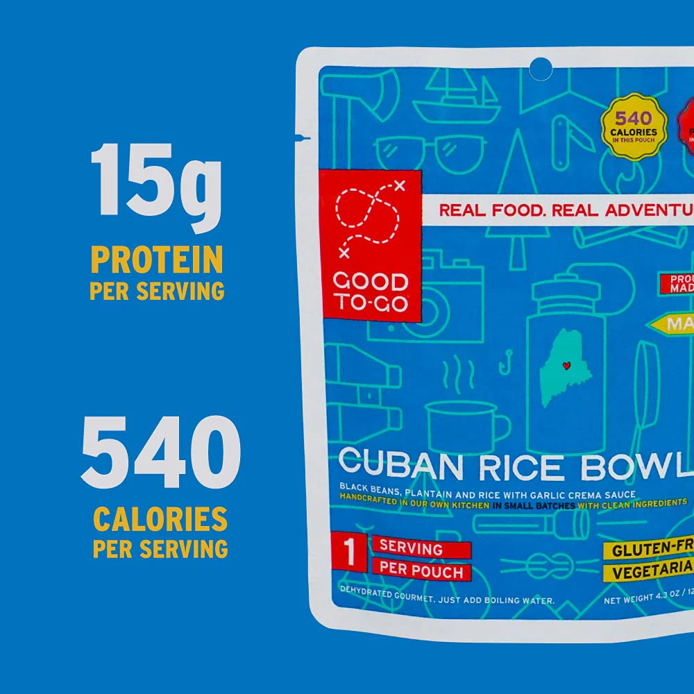 Good to-Go Dehydrated Cuban Rice Bowl - Single Serving Pouch - Image 7