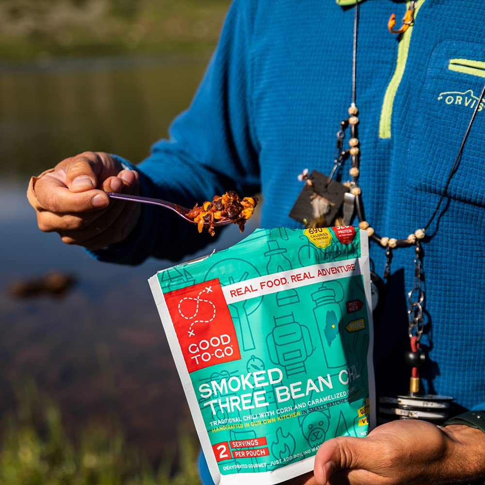 Good to-Go Dehydrated Smoked Three Bean Chili - Double Serving Pouch - Image 4