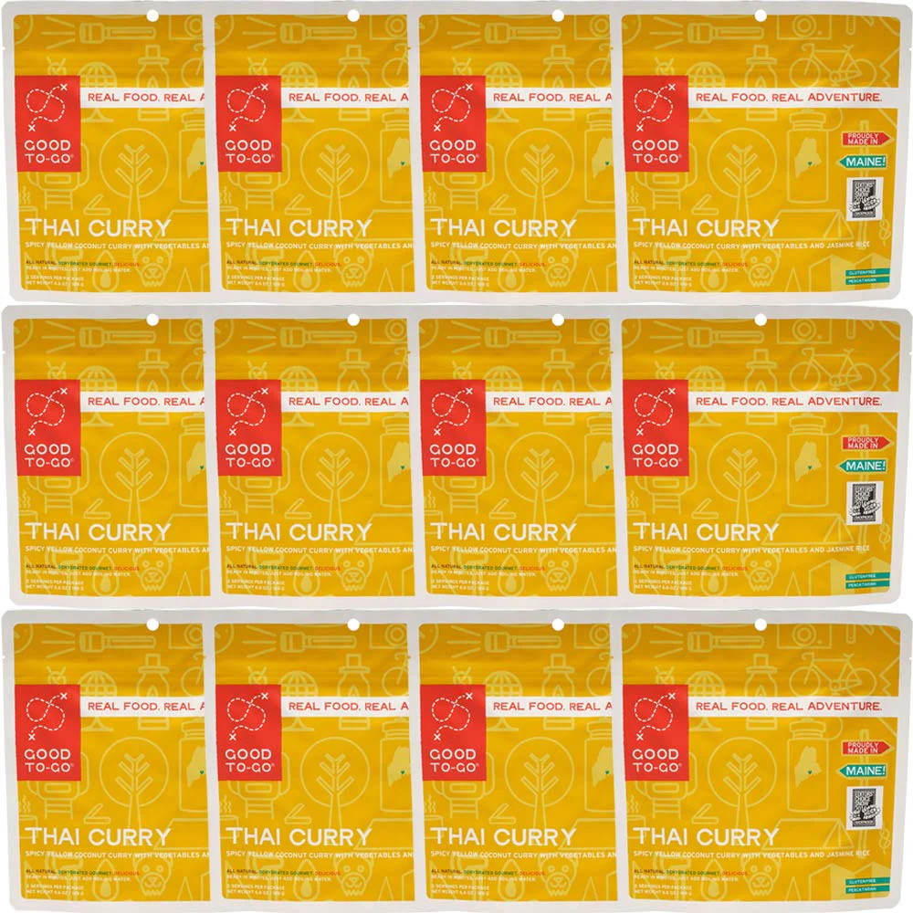 Good to-Go Dehydrated Thai Curry - Case of 12 Double Servings - Image 2