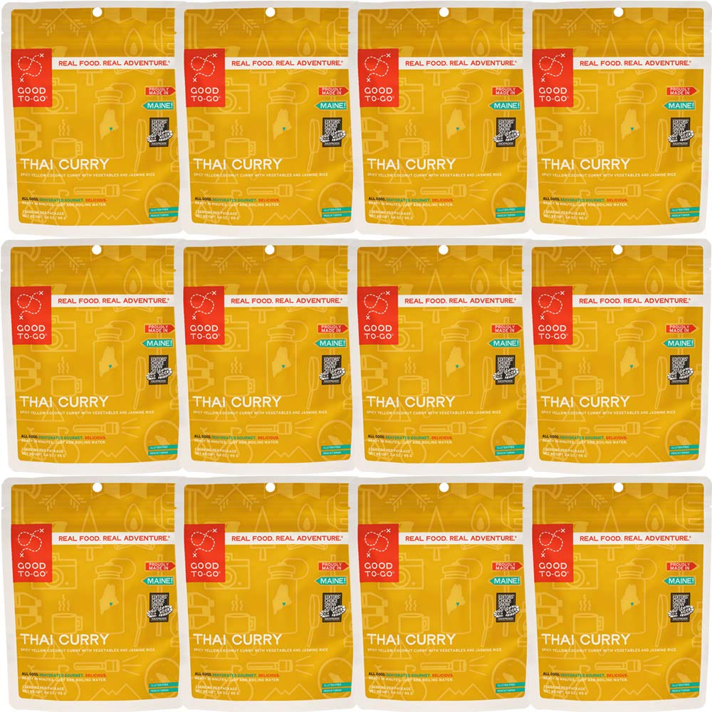 Good to-Go Dehydrated Thai Curry - Case of 12 Single Servings - Image 2