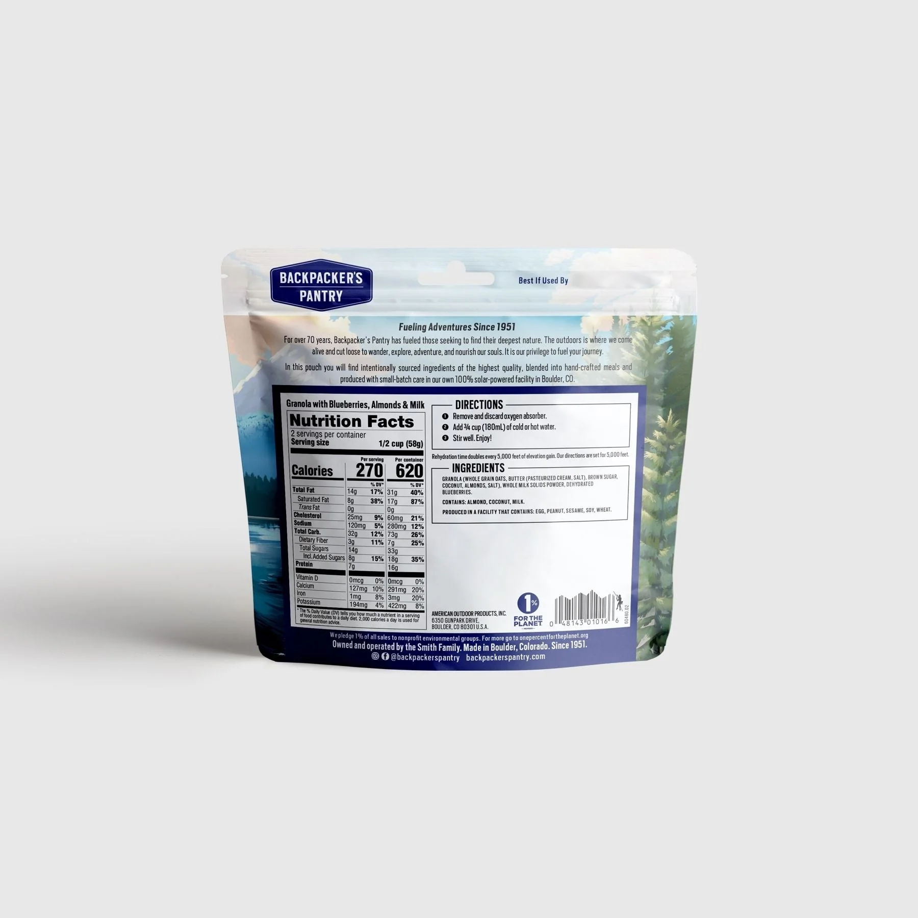 Granola with Blueberries, Almonds & Milk - Image 4