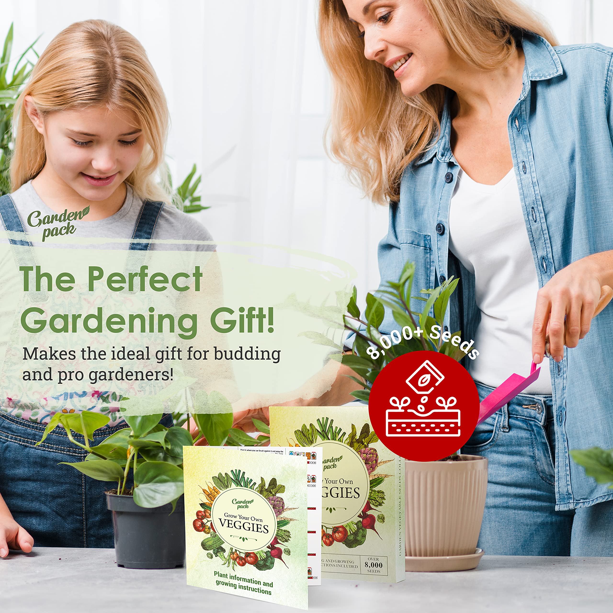 Grow Your Own Veggies Starter Kit - Over 8,000 Seeds (20 Variety Pack) - Image 4