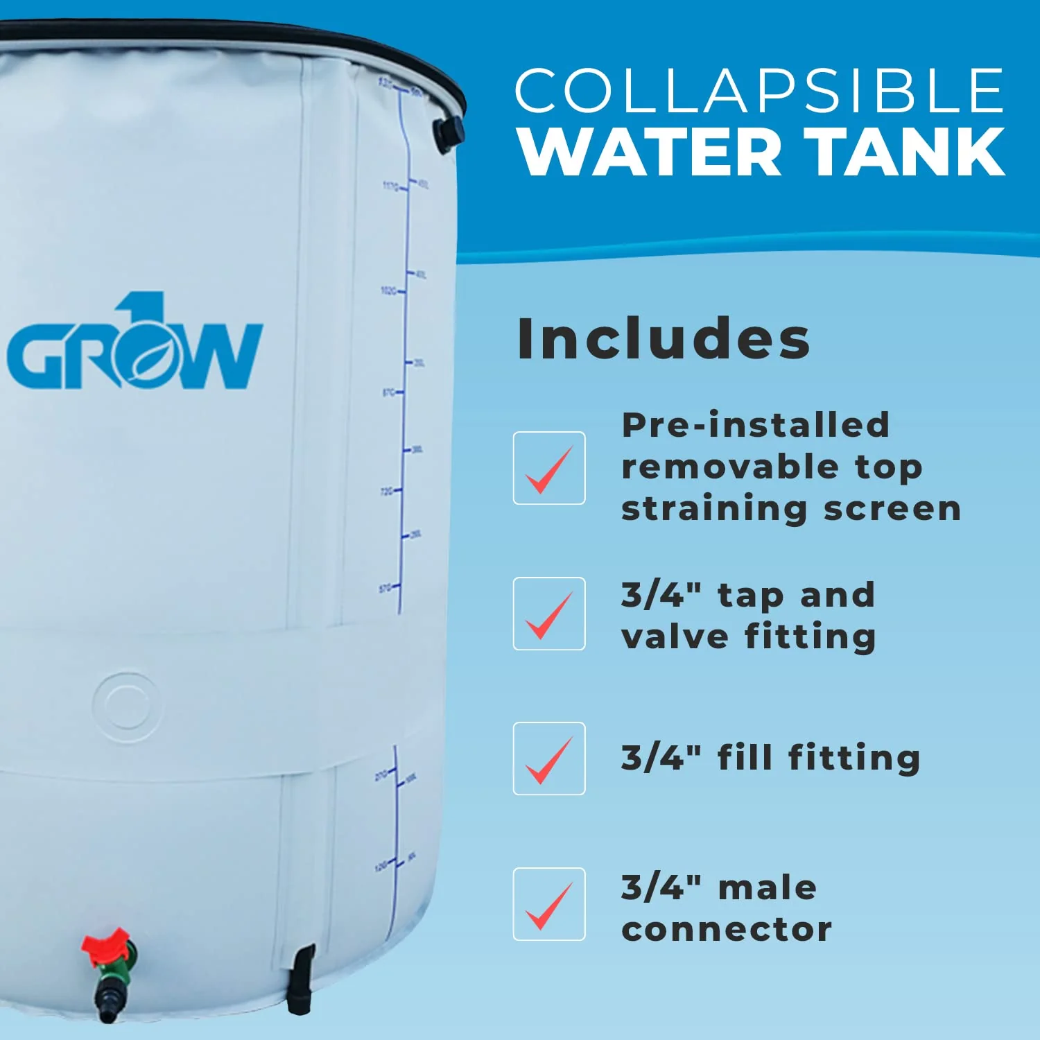 GROW1 - Collapsible Water Storage Tank - Image 5